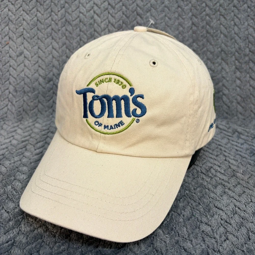 Toms of Maine Organic Cotton Baseball Hat Cream Beige One North America Cactus